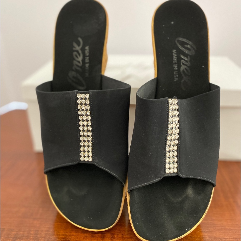 Finest by Onex Christina Wedge Slides Sandals - Picture 2 of 3